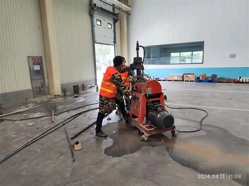 郑州厂房地面下沉塌陷注浆加固施工